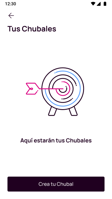 Pantalla de Crea tu Chubal