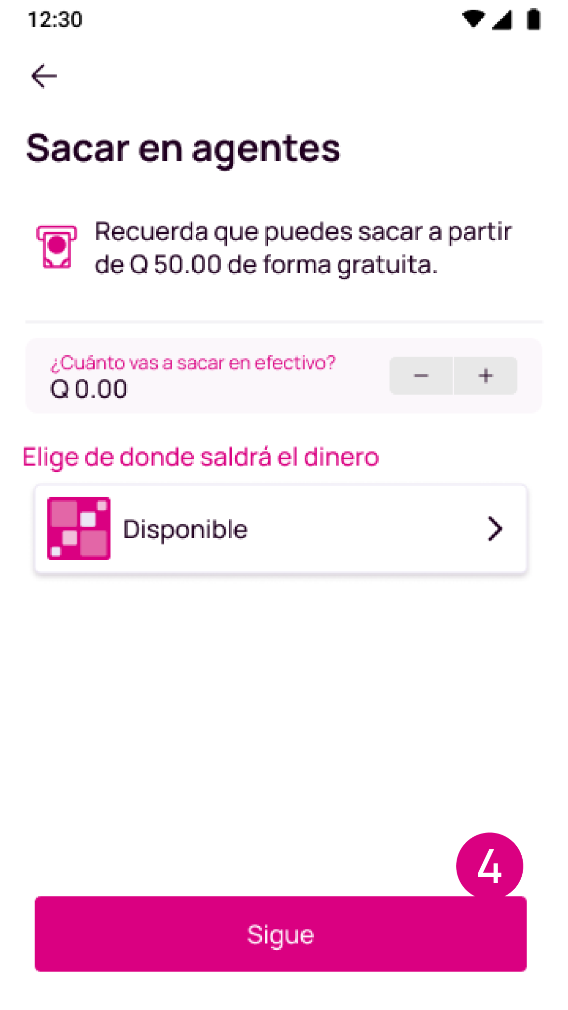 Sacar en agentes en la app Nequi