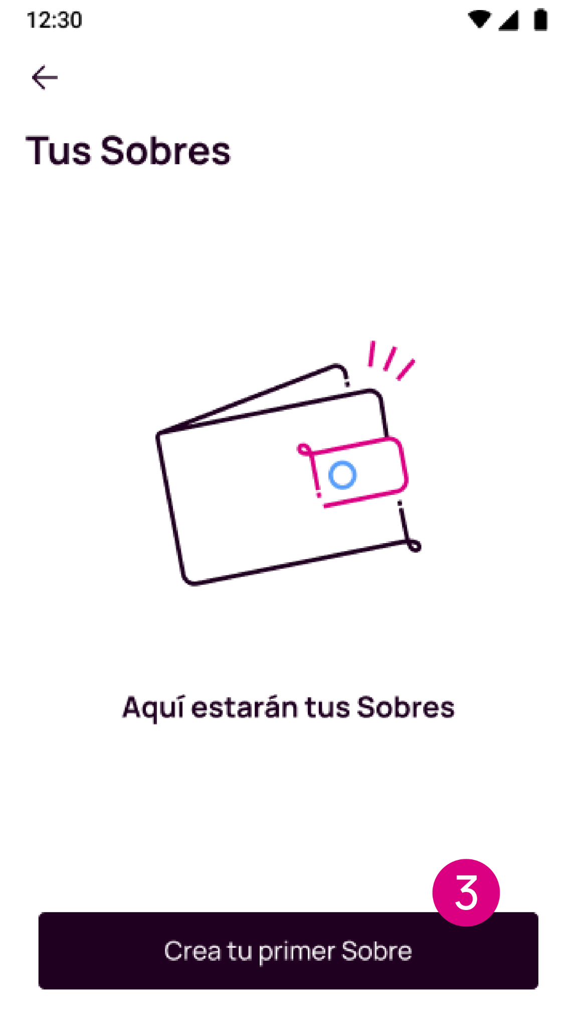 Crea tu primer sobre en la app Nequi