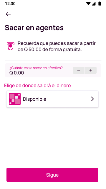 Ingresa el monto que quieres sacar en la app Nequi